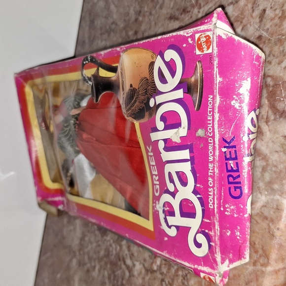 Vintage 1985 Mattel Barbie Greek Barbie Doll Dolls of the World in Box - Picture 6 of 6